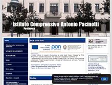 Tablet Screenshot of comprensivopacinotti.it